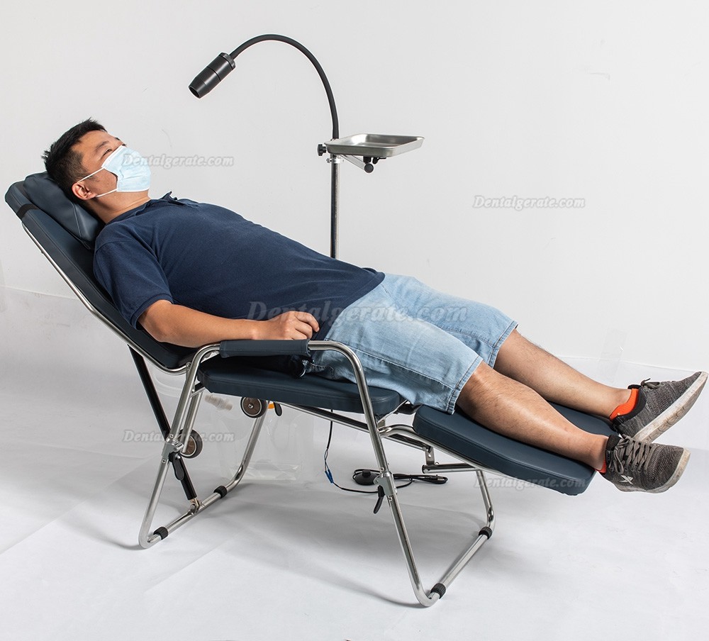Greeloy GU-P101 Foldable Dental Chair + Greeloy GU-P102 Dental Folding Operating Light + Greeloy GU-P103 Portable Foldin